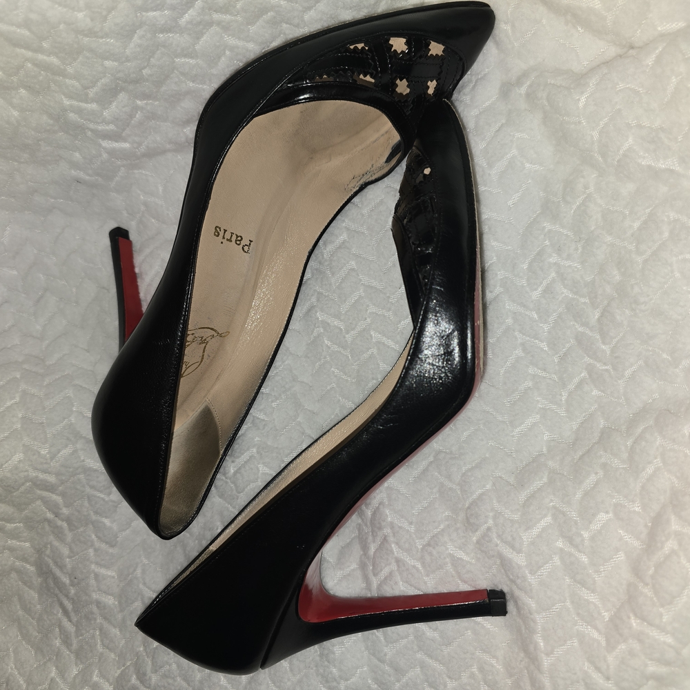 Christian Louboutin Black With Cute Cutouts